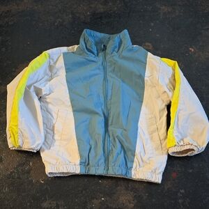 Zara Kids Blue and Yellow Retro Jacket